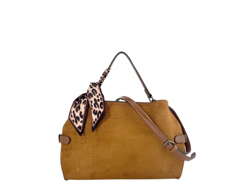 Bolso Grande De Hombro Pañuelo Leopardo